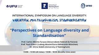 “Perspectives on Language diversity and Standardisation” panel [upl. by Packston87]