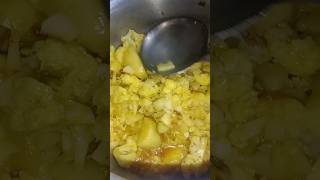 Alu gobhi food pakistanirecipe subscribe [upl. by Nemlaz]