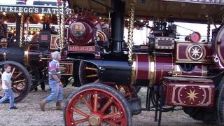 TORBAY STEAM FAIR 2011 PART 24 FAIRGROUND STEAM ENGINES AT DUSK [upl. by Walther206]