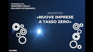 Nuove imprese a tasso zero [upl. by Menashem192]