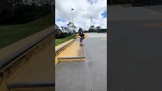 Feeble grind at box hill skatepark on scooter [upl. by Keg]