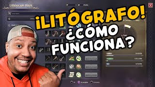 🎬Cómo funciona el Litógrafo en Throne and Liberty todo los que necesitas saber [upl. by Nylime]