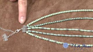 How to make a MultiStrand Necklace [upl. by Akirdnahs266]