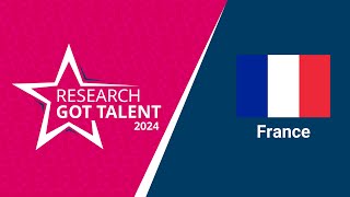 Research Got Talent 2024 Finalist Pitch France [upl. by Ised]