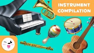 Learning Music  Wind String Percussion Instruments for Kids [upl. by Aihcropal]