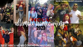 hbcu vlog NCCU HOMECOMING 2023 🦅  tailgate oil spill halloween parties etc [upl. by Nref]