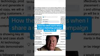 How the client reacts to work done by AI [upl. by Relyc]