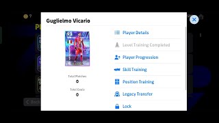 Guglielmo Vicario Max Training Tutorial In Efootball 2025 guglielmo vicario efootball 2025 Training [upl. by Lidaa551]