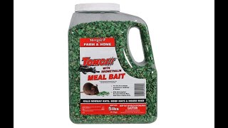 Motomco 00822920 198889 Tomcat with Bromethalin Meal Bait 5 lb  Overview [upl. by Anaidirib]