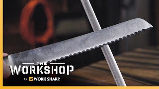 Sharpen a Serrated Knife with The Sporting Chef [upl. by Aseela]