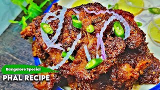 Phall Recipe  Chaap Recipe  How To Make Chaap At Home  Bangalore Street Style Tava Phal Recipe [upl. by Knick]