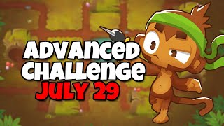 BTD6 Advanced Challenge  1 round  July 29 2023 [upl. by Nobe]