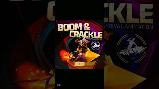 Boom amp crackle Free fire new video freefire ffnewwebevent ff ff ffneweventfree ffneweven [upl. by Nodanrb]