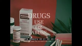 1970’S “DRUG USE OR ABUSE” PRESCRIPTION amp OVER THE COUNTER VS STREET DRUGS XD46314 [upl. by Mays73]