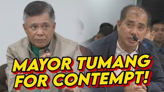 MAYOR TUMANG CITE IN CONTEMPT NI PADUANO [upl. by Shreve157]