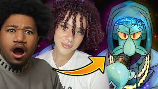 GLORB  Trendsetter Official Audio REACTION  SQUIDWARD WENT OFF🔥 [upl. by Suivart]