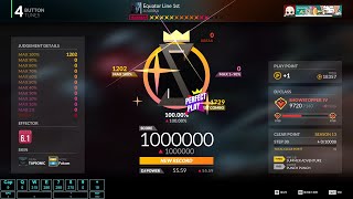 DJMAX  Equator Line 1st 4B MX 12 PERFECT PLAY [upl. by Atilal]