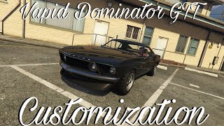 Vapid Dominator GTT Ford Mustang Boss 302 Customization  GTA Online Customization [upl. by Bussy]