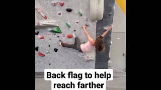 beginner climbing techniques  Flagging amp Back Flagging [upl. by Dinny]