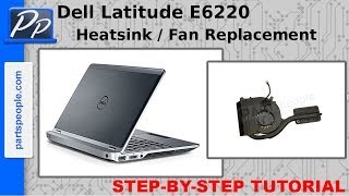 Dell Latitude E6220 Heatsink  Fan Video Tutorial Teardown [upl. by Marlette]