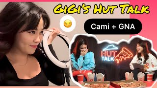 🤭REACTION to Youtuber GNA amp Cami  GiGi’s Hut Talk 🍕 [upl. by Ahsek]