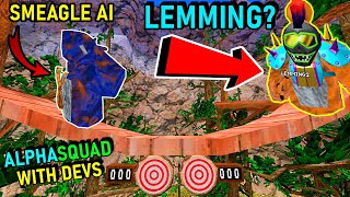 I Played Gorilla Tag VR With LEMMING amp New Smeagle AI [upl. by Wulfe656]