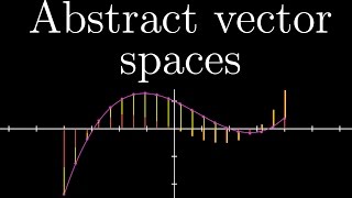 Abstract vector spaces  Chapter 16 Essence of linear algebra [upl. by Miarfe779]