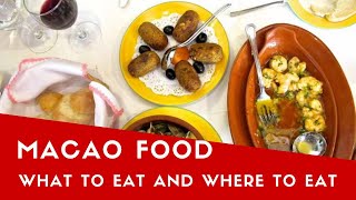 Food in Macau  What To Eat And Where To Eat in Macao [upl. by Eng]