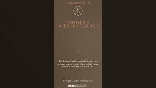 What is the Boltzmann Constant Diarasacademy [upl. by Ardnahcal]