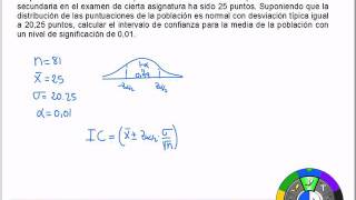 Intervalo de confianza para la media 2 [upl. by Elokyn]