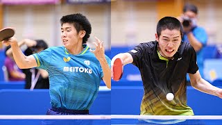 第93回全国高等学校卓球選手権大会ハイライト Day5 男子シングルス 準決勝 インターハイ 長崎 卓球レポート [upl. by Anaic]