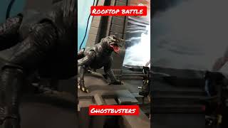 shorts ghostbusters rooftop battle with action figures [upl. by Skardol]