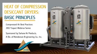 Basic Principles of Heat of Compression Desiccant Dryers Webinar [upl. by Annoyik760]