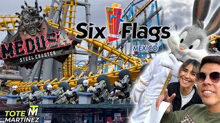 Un día en Six Flags México  Nos subimos a todos los juegos [upl. by Leihcim]