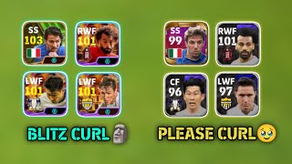 Blitz Curler vs Please Curl in eFootball 24 🤧🤌🏻 [upl. by Nostaw716]