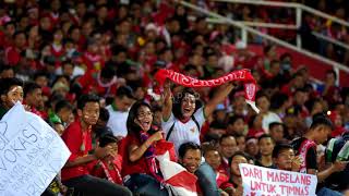 BIKIN MERINDING SELURUH STADION MENYANYIKAN LAGU INDONESIA PUSAKA INDONESIA U16 VS MALAYSIA [upl. by Hourigan]