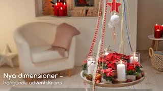 Nya dimensioner – hängande adventskrans [upl. by Ssenav]