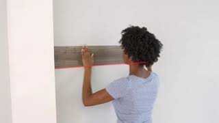 How to Install DuraDecor™ Peel and Stick Vinyl Planks on the Wall [upl. by Ennirroc617]