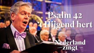 t Hijgend hert der jacht ontkomen Psalm 42  Nederland Zingt [upl. by Aneliram]