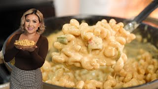 ONE POT MAC amp CHEESE con Rajas it’s so Easy and so Creamy [upl. by Vannie]