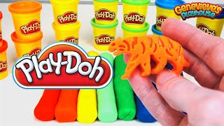 Learn Colors and Animal Names with Fun PlayDoh Cookie Cutters [upl. by Cari]