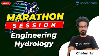 Engineering Hydrology  Marathon Session  GATE Civil Engineering Exam  Chetan Sir [upl. by Alakam]