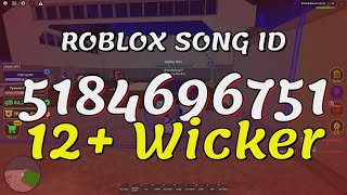 12 Wicker Roblox Song IDsCodes [upl. by Wellesley673]