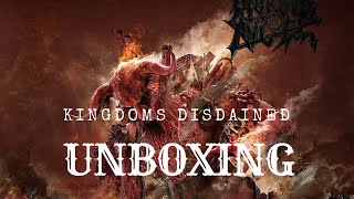 Unboxing  Morbid Angel  Kingdoms Disdained Open Kingdoms Disdained [upl. by Prudi]