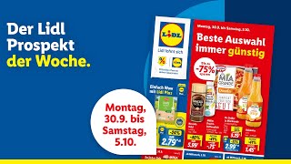 Der Lidl Prospekt der Woche  Angebote von Montag 309 bis Samstag 510 [upl. by Napas824]