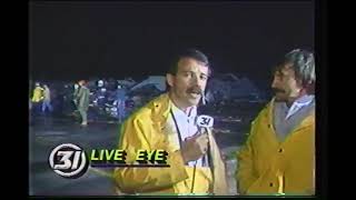 WAAYTV 31 Coverage of 1989 Tornado Huntsville Alabama [upl. by Lisab]