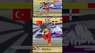 Kabal27 vs WahWah 6 Seconds and Finish  Street Fighter II Fightcade streetfighter retrogaming [upl. by Nwonknu]