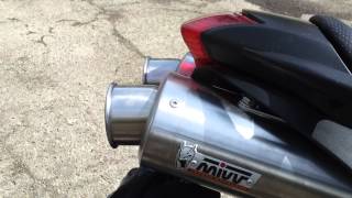 Yamaha FZ6 N MiVV oval exhaust [upl. by Vesta]