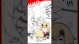 Thomato 1  Traveler Wants To See Ayato’s Face genshinimpact Comic Dub [upl. by Norine]