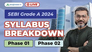 SEBI Grade A 2024 Notification  Complete Syllabus  Phase 01 and 02  Important Topics Anuj Jindal [upl. by Anizor]